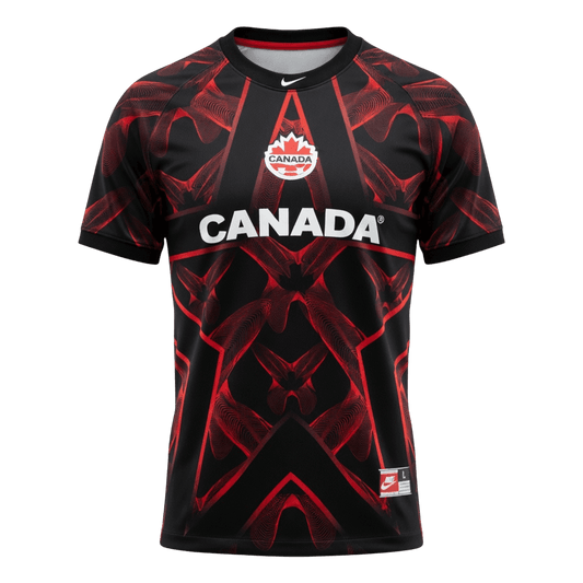 Canada Mens Soccer Jersey World Cup 2026 Red&Black