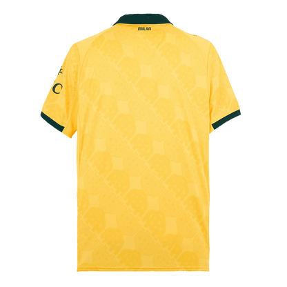AC Milan Mens Third Away Soccer Jersey 2025/26 Yellow
