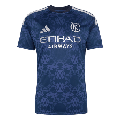 New York City Mens Away Soccer Jersey 2025/26 Blue