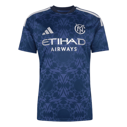 New York City Mens Away Soccer Jersey 2025/26 Blue