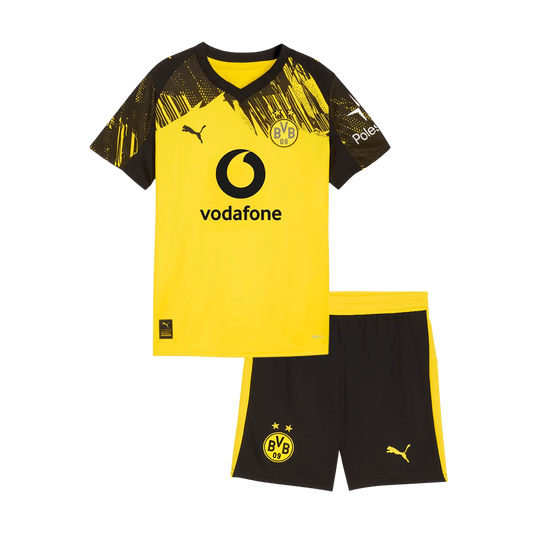 Borussia Dortmund Kids Home Soccer Kit 2025/26 Yellow