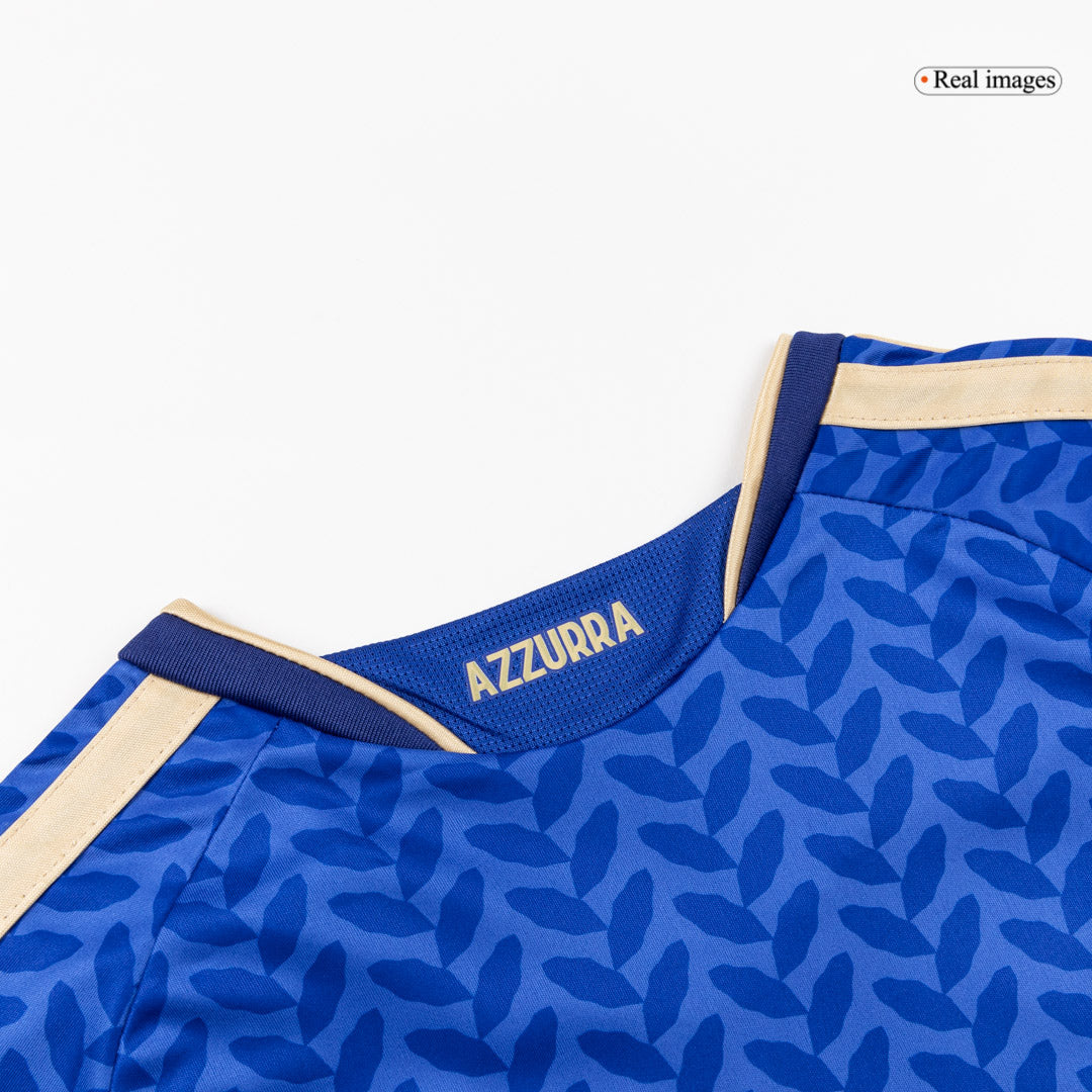 Italy Kids Home Soccer Full Set World Cup 2026 Blue [PREMIUM]