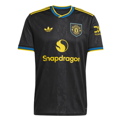 MOUNT #7 Manchester United Mens Third Away Soccer Jersey 2025/26 Black