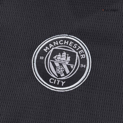 Manchester City Kids Away Soccer Kit 2025/26 Black