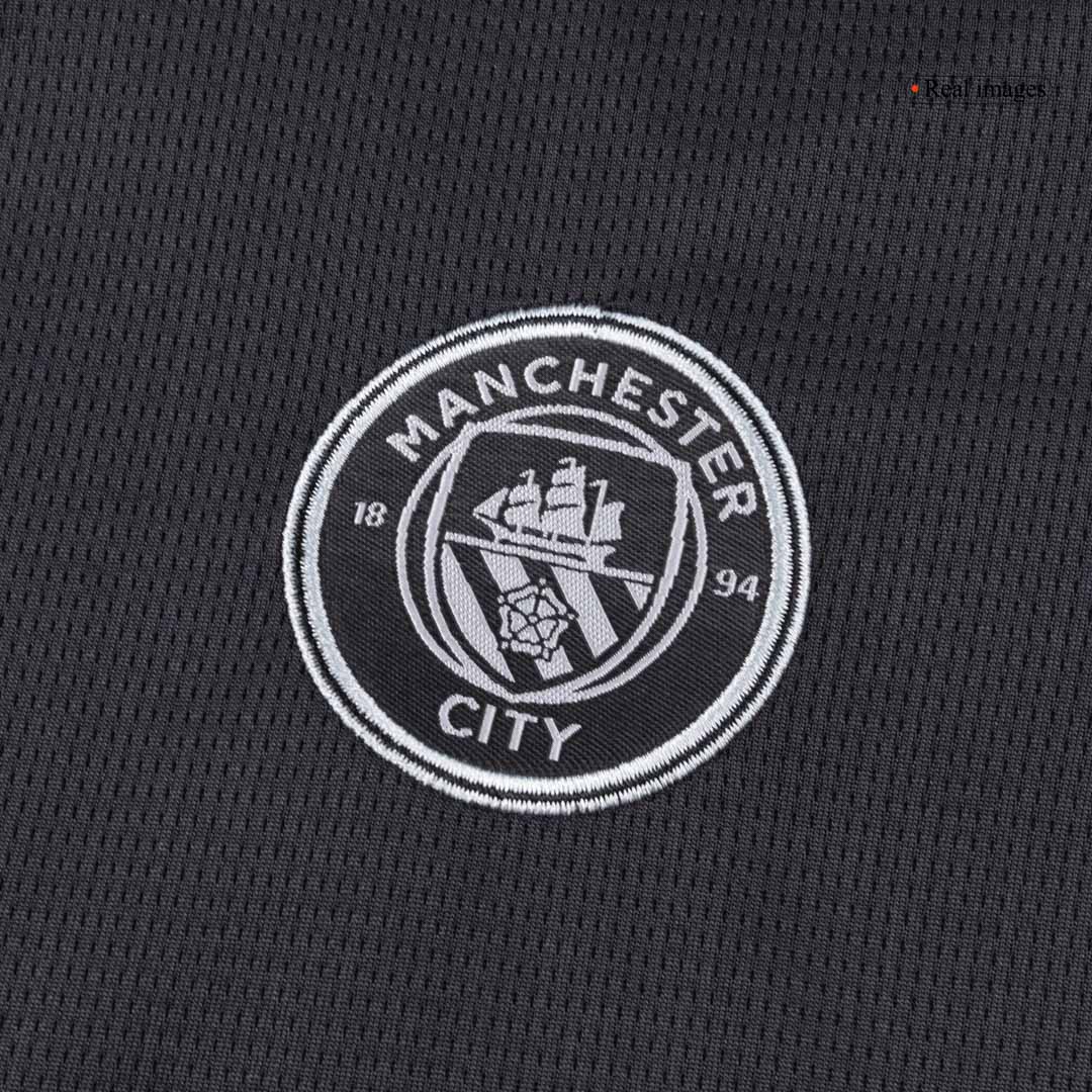 Manchester City Kids Away Soccer Full Set 2025/26 Black