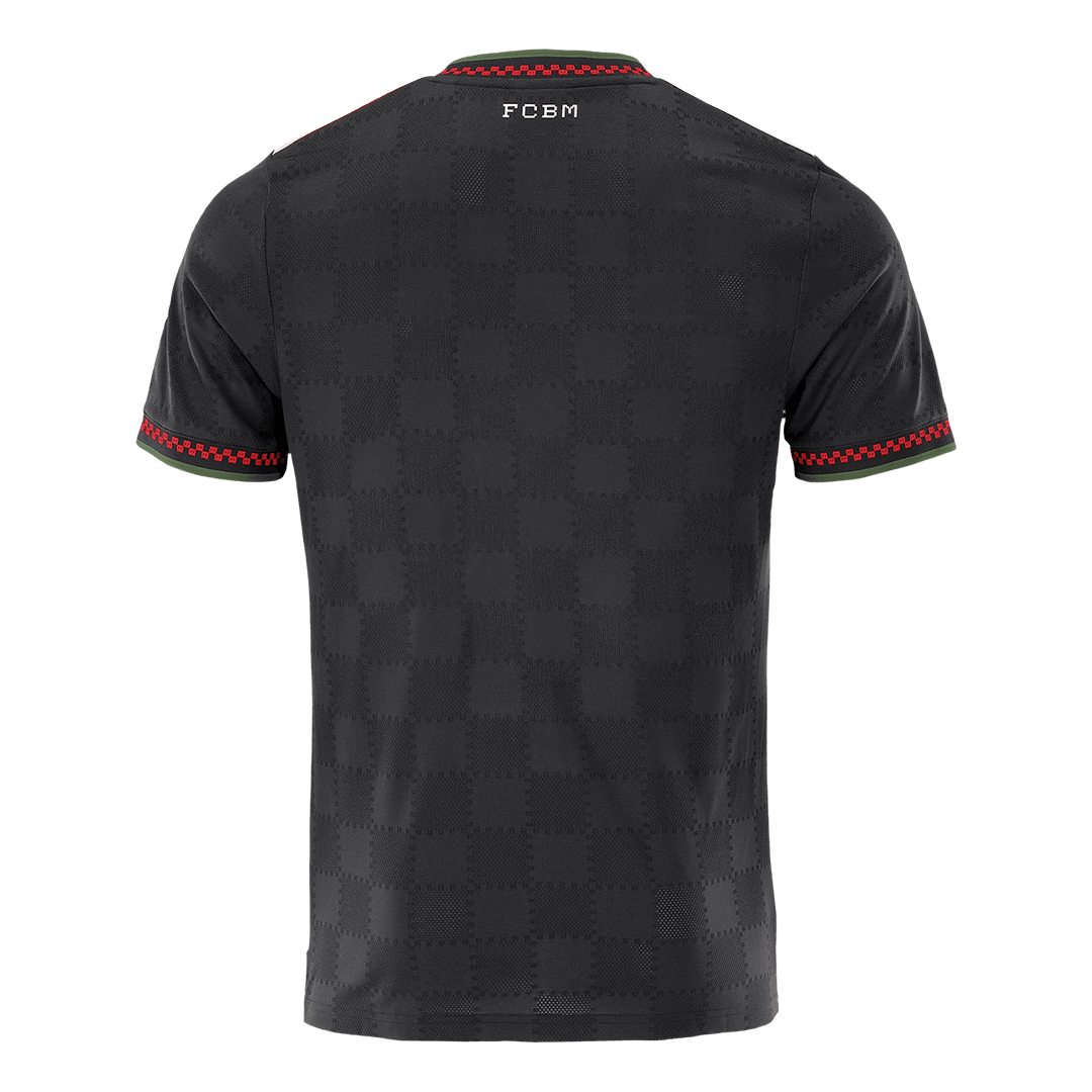 Bayern Munich Mens Third Away Soccer Kit 2025/26 Black - Player Version