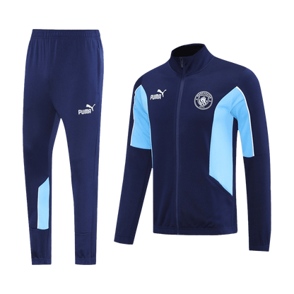 Manchester City Mens Training Tracksuit Kit 2025/26 Navy