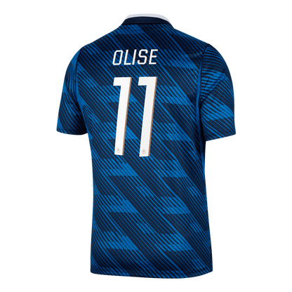 OLISE #11 France Mens Home Soccer Jersey World Cup 2026 Blue