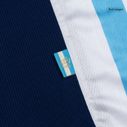 Retro Argentina Mens Away Soccer Jersey 1998 Navy