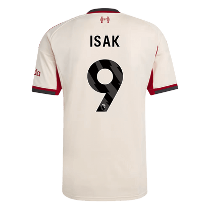 ISAK #9 Liverpool Mens Away Soccer Jersey 2025/26 White