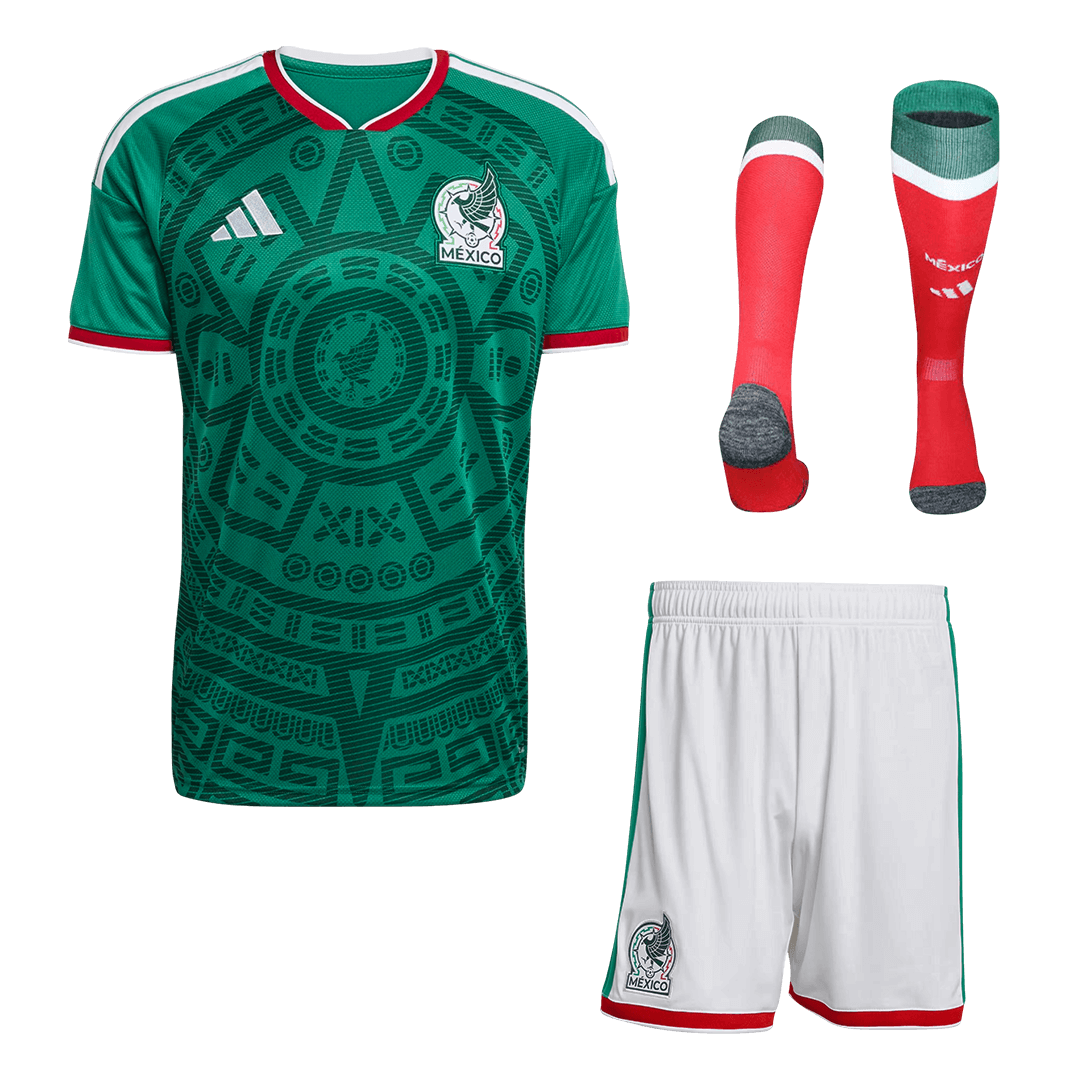 Mexico Mens Home Soccer Full Set World Cup 2026 Green [PREMIUM]