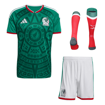 Mexico Mens Home Soccer Full Set World Cup 2026 Green [PREMIUM]