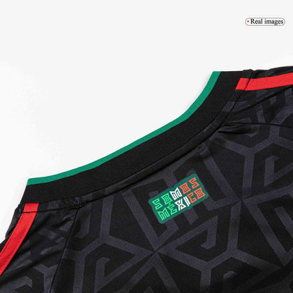 Mexico Mens Long Sleeve Soccer Jersey World Cup 2026 Black