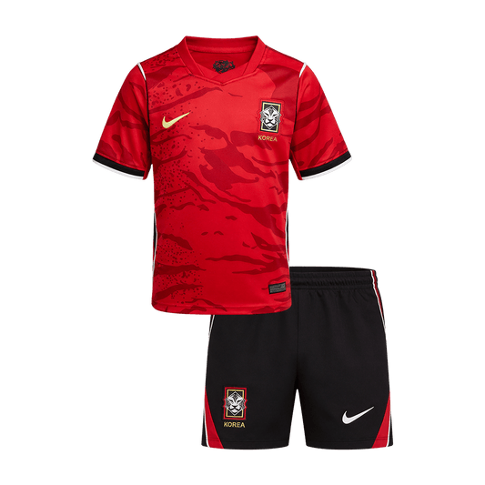 South Korea Kids Home Soccer Kit World Cup 2026 Red