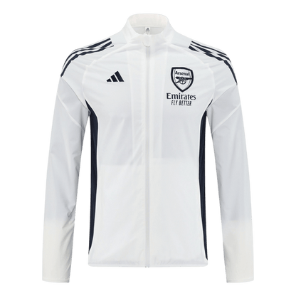 Arsenal Mens Windbreaker Jacket 2025/26 White