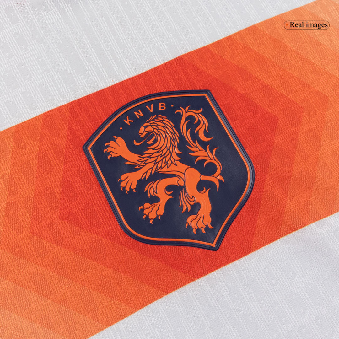 XAVI #7 Netherlands Mens Away Soccer Jersey World Cup 2026 White - Player Version
