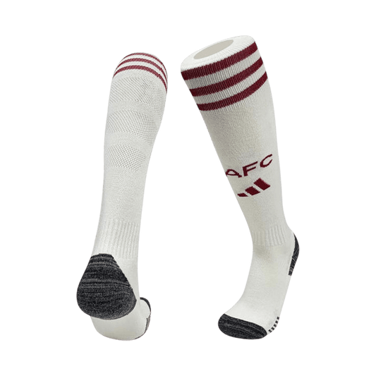 Arsenal Kids Soccer Socks 2025/26 Beige [PREMIUM]