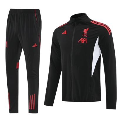 Liverpool Mens Training Tracksuit Kit 2025/26 Black
