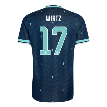 WIRTZ #17 Germany Mens Away Soccer Jersey World Cup 2026 Navy - Player Version