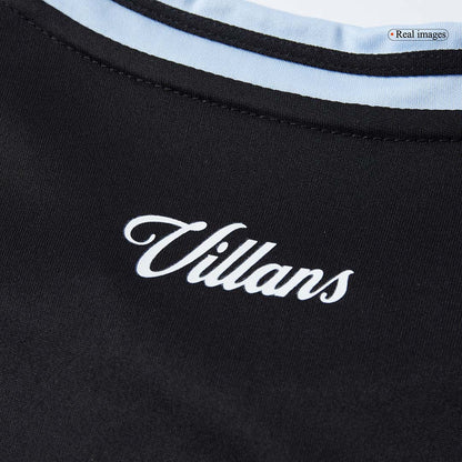 Aston Villa Mens Away Soccer Jersey 2025/26 Black