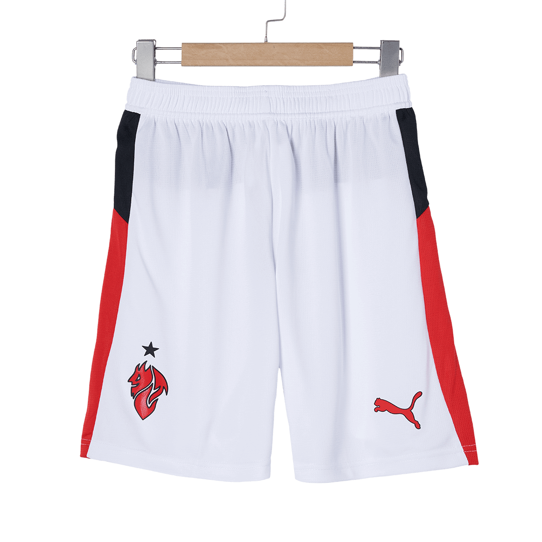 AC Milan Mens Away Soccer Kit 2025/26 White