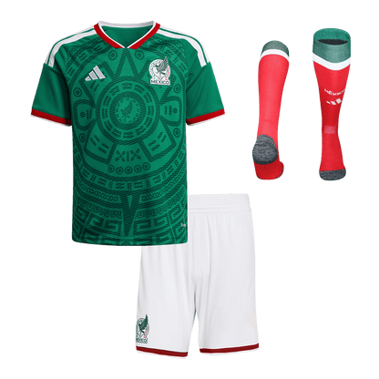 Mexico Kids Home Soccer Full Set 2026 Green [PREMIUM]