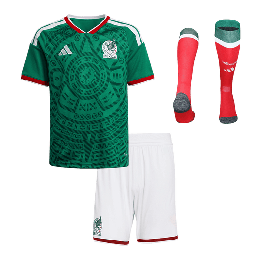 Mexico Kids Home Soccer Full Set 2026 Green [PREMIUM]