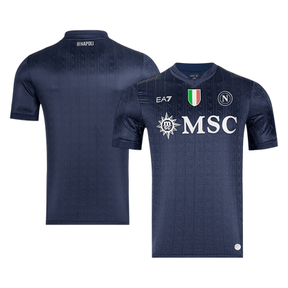 Napoli Mens Third Away Soccer Jersey 2025/26 Black