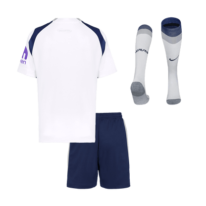 Tottenham Hotspur Kids Home Soccer Full Set 2025/26 White