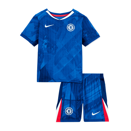 Chelsea Kids Home Soccer Kit 2025/26 Blue