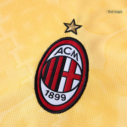AC Milan Mens Third Away Soccer Jersey 2025/26 Yellow