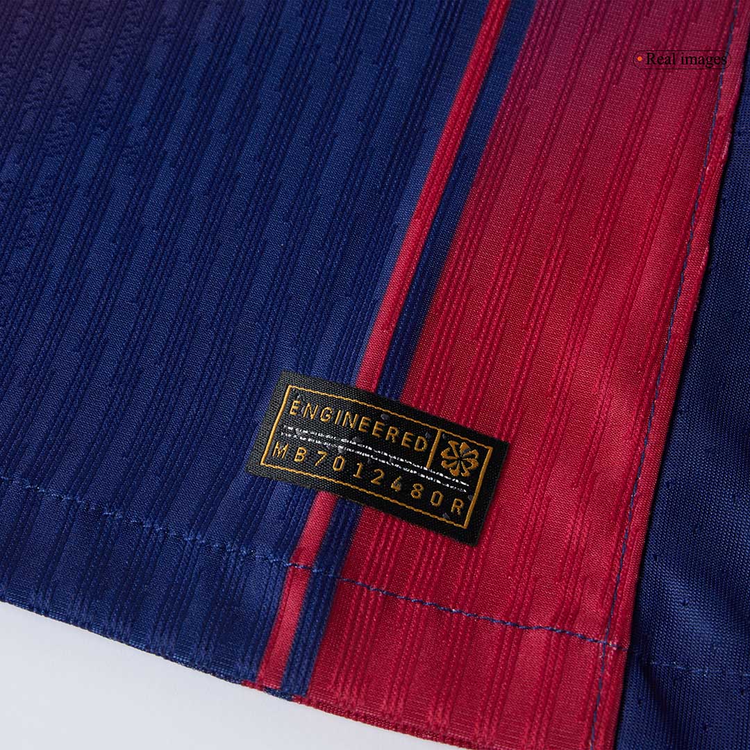 LAMINE YAMAL #10 Barcelona Mens Home Soccer Jersey 2025/26 Red&Blue - Player Version
