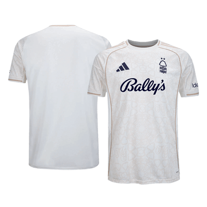 Nottingham Forest Mens Away Soccer Jersey 2025/26 White