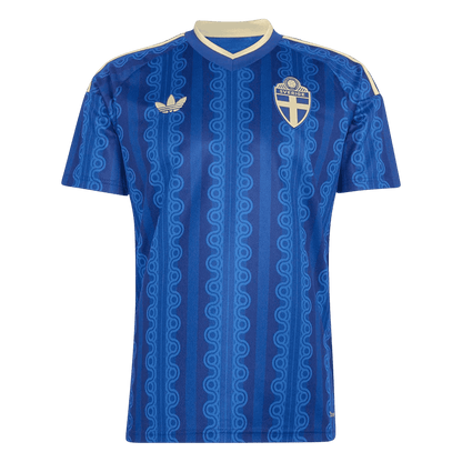 Sweden Mens Away Soccer Jersey World Cup 2026 Blue