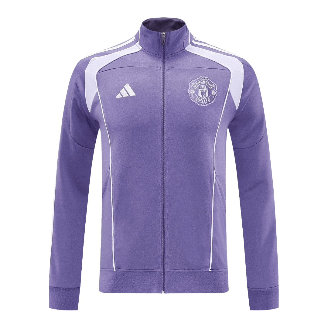 Manchester United Mens Training Tracksuit Kit 2025/26 Purple
