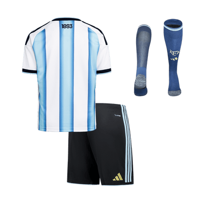 Argentina Kids Home Soccer Full Set World Cup 2026 Blue&White [PREMIUM]