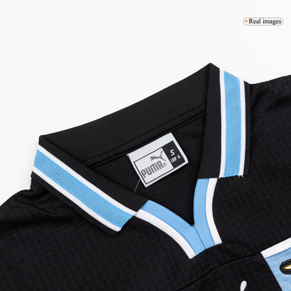 Retro Lazio Mens Away Soccer Jersey 1998/99 Navy