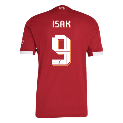 ISAK #9 Liverpool Mens Home Soccer Jersey UCL 2025/26 Red - Player Version