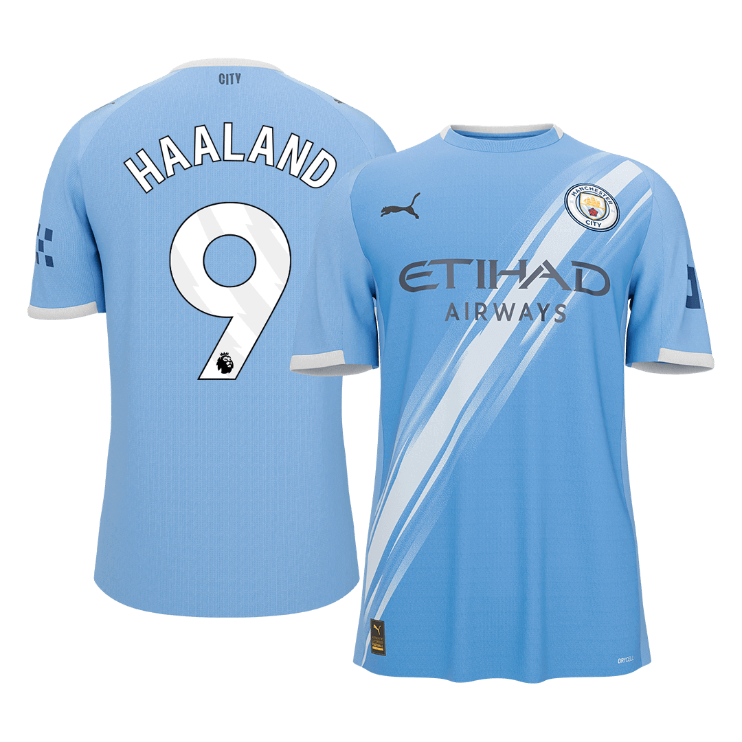 HAALAND #9 Manchester City Mens Home Soccer Jersey 2025/26 Blue [PREMIUM]