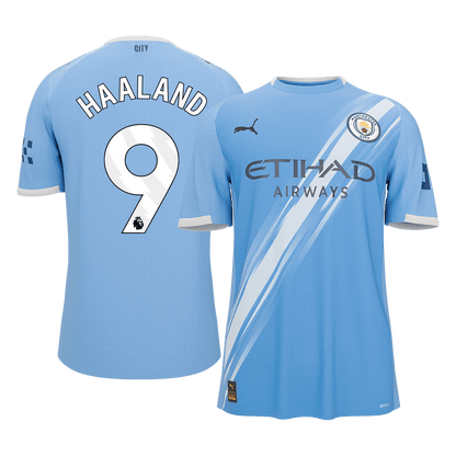 HAALAND #9 Manchester City Mens Home Soccer Jersey 2025/26 Blue [PREMIUM]