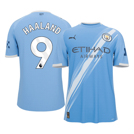 HAALAND #9 Manchester City Mens Home Soccer Jersey 2025/26 Blue [PREMIUM]