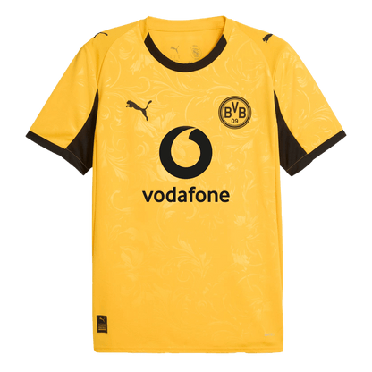 Borussia Dortmund Mens Home Soccer Jersey 2025/26 Yellow