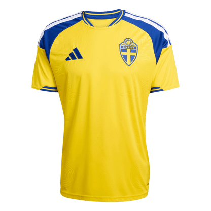 Sweden Mens Home Soccer Jersey World Cup 2026 Yellow