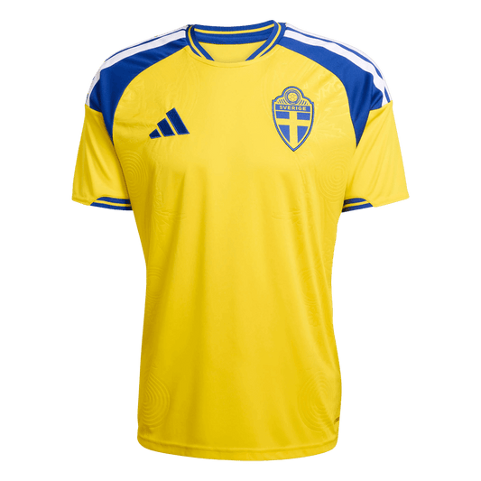 Sweden Mens Home Soccer Jersey World Cup 2026 Yellow