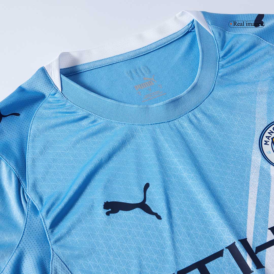 HAALAND #9 Manchester City Mens Home Soccer Jersey World Cup 2025/26 Blue - Player Version