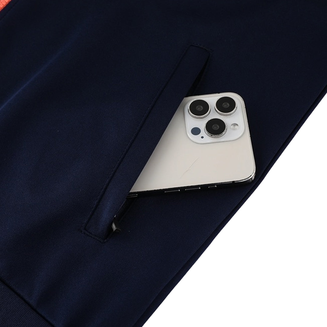Barcelona Mens Training Jacket 2025/26 Navy&Orange