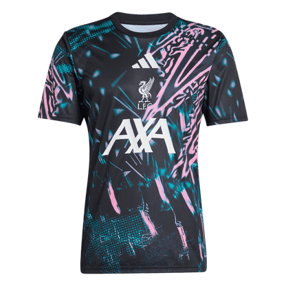 Liverpool Mens Pre-Match Soccer Jersey 2025/26 Black