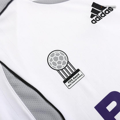 Retro SERGIO RAMOS #4 Real Madrid Mens Home Soccer Jersey 2006/07 White