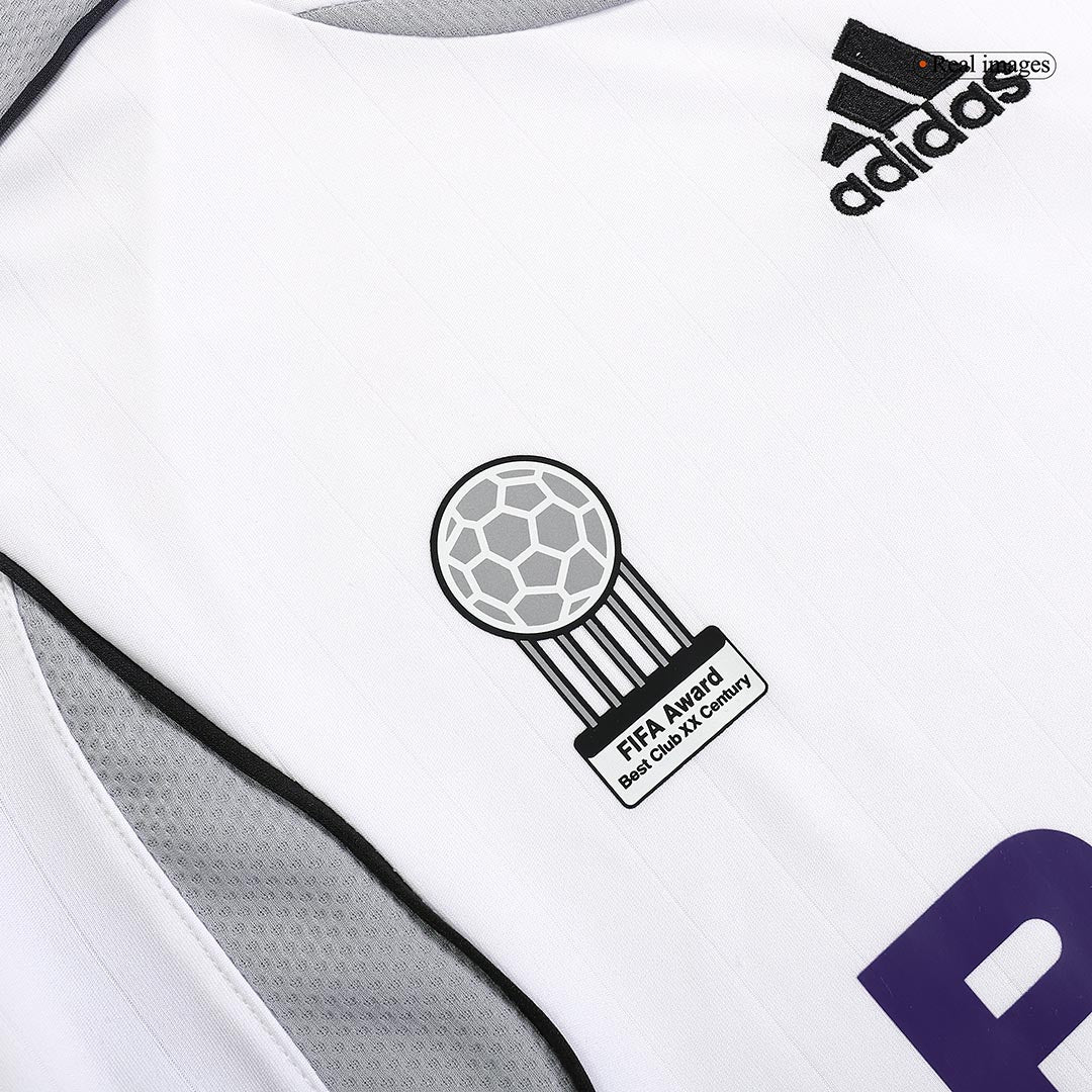 Retro Real Madrid Mens Home Soccer Jersey 2006/07 White