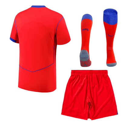 PSG Mens Third Away Soccer Full Set 2025/26 Red